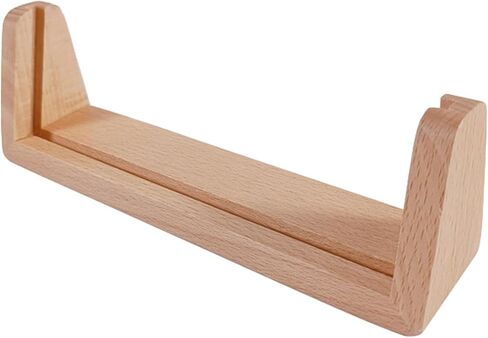 Photo Frame Base Wooden U Shaped Display Stand Decorative Desk Sign Calendar Holder Suitable for Desktop Tabletop Office Home Gift, 7 inches in Kuwait