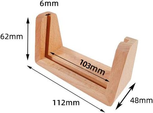 6X Photo Frame Base Desk Calendar Base, Calendar,Horizontal,Vertical Wooden Base,Decorative Frame for Tabletop Display Anniversary, Wedding Photo in Kuwait