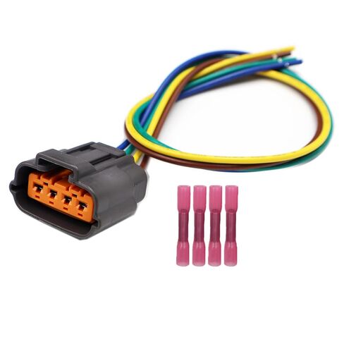 4-Pin TPS مستشعر موضع الخانق سلك ضفيرة 4P متوافق مع مازدا FD3S RX7 1992-2002 الأسلاك تسخير 4 طريقة in Kuwait