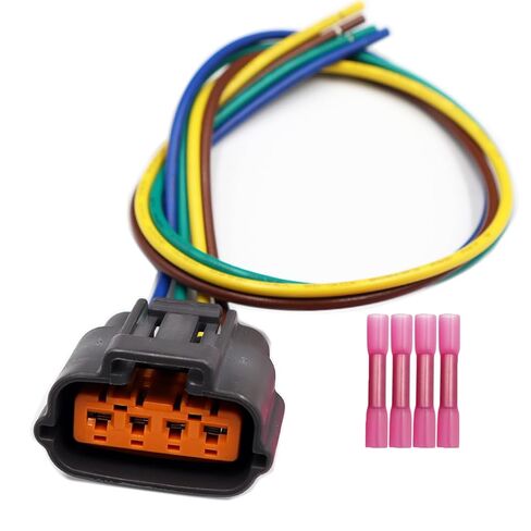 4-Pin TPS مستشعر موضع الخانق سلك ضفيرة 4P متوافق مع مازدا FD3S RX7 1992-2002 الأسلاك تسخير 4 طريقة in Kuwait