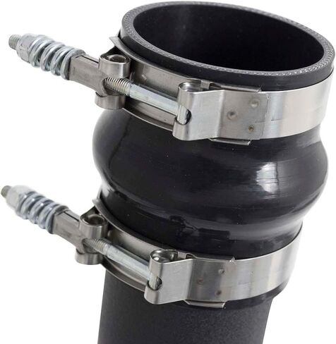 aFe POWER BladeRunner 3 IN & 3-1/2 IN Aluminum Hot and Cold Charge Pipe Kit Black - #46-20034-B in Kuwait