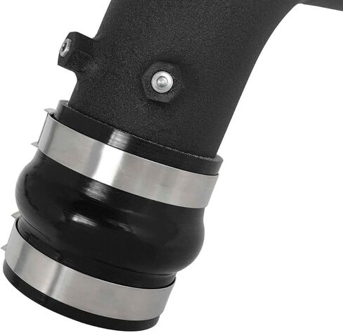 aFe POWER BladeRunner 3 IN & 3-1/2 IN Aluminum Hot and Cold Charge Pipe Kit Black - #46-20034-B in Kuwait