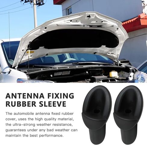 New 2pcs Black Antenna Bezel Ornament for 2012 Toyota Tundra Base Crew Cab Pickup 4-Door 5.7L 5663CC 345Cu. in. V8 Flex DOHC Naturally Aspirated in Kuwait