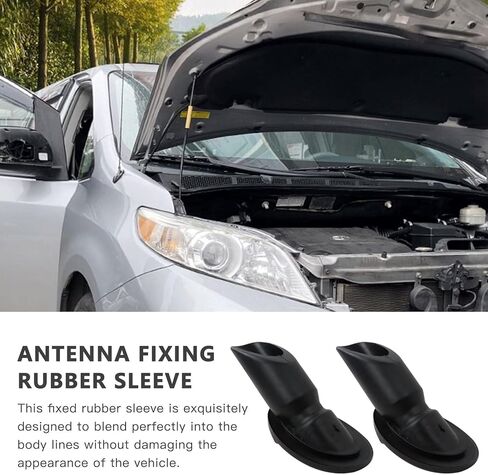 New 2pcs Black Antenna Bezel Ornament for 2012 Toyota Tundra Base Crew Cab Pickup 4-Door 5.7L 5663CC 345Cu. in. V8 Flex DOHC Naturally Aspirated in Kuwait