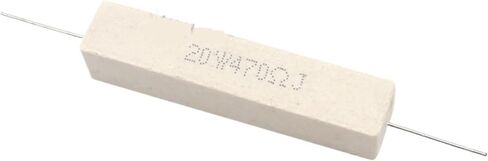 2pcs 20W 5% Cement Resistor Power Resistance 0.1-10K 0.1R 0.5R 10R 50R 0.22 0.33 0.5 1 2 5 8 10 20 22 30 50 100 1K 1.5K 2K ohm(0.47R) in Kuwait