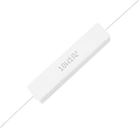 10 Pcs 10W Cement Resistor 1 2 4 5 8 15 20 25 100 250 1K 10K ohm Ceramic Wirewound Resistors SQP10W 10Watt 5ohm Fixed Resistance(10 ohm) in Kuwait