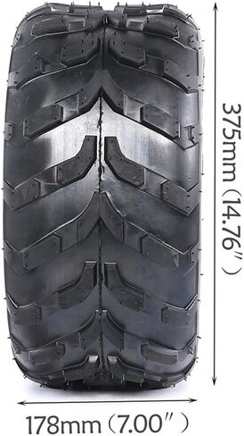 16x8-7 Tire Tubeless 16x8.00-7 16x8x7 200/55-7 7 Inch Wheel Tyre for Kids Go Kart ATV Quad Buggy Moped Dune Lawn Mower Drift Trike Mini Bike Mobility TRX70 ATC70 Taotao Coolster 110cc 125cc 150cc in Kuwait