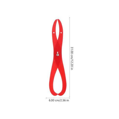 Sewroro Plastic Clay Pottery Caliper Measuring Tool, Bent Leg Sculpture Gauge for Measuring Inside and Outside Dimensions, for Pottery Carving Modeling Art Supplies, Red, 12 Inch in Kuwait