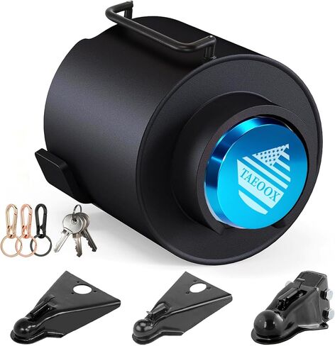 Upgraded Trailer Lock Fits 2 5/16 Inch Coupler, Heavy-Duty Trailer Hitch Locks, Pry-Resistant & Anti-Theft Trailer Coupler Lock, Accessories for Trailer/RV/Boat in Kuwait