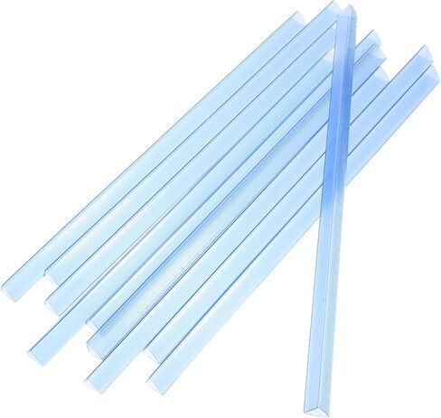 NUOBESTY 20pcs A4 Blue Bookbinding Slide Binders 310mm Pull Rod Clips with 15mm Wide Back for Document Binding and Presentation Folder Organization in Kuwait