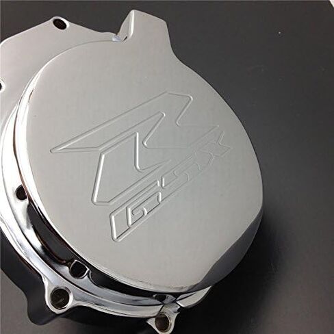 غطاء الجزء الثابت للمحرك XKMT متوافق مع Suzuk Gsxr 400 600 750 1000 الجانب الأيسر المطلي بالكروم [B00YYSJVNG] in Kuwait