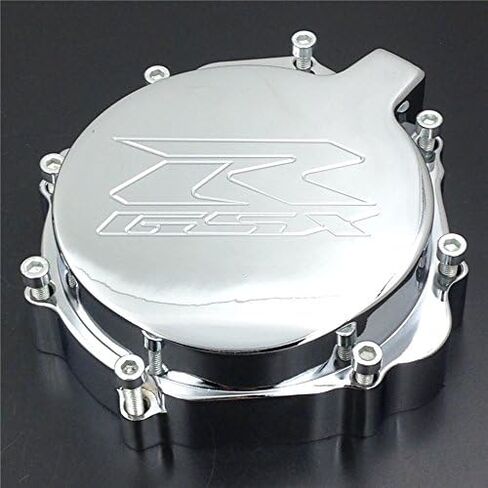 غطاء الجزء الثابت للمحرك XKMT متوافق مع Suzuk Gsxr 400 600 750 1000 الجانب الأيسر المطلي بالكروم [B00YYSJVNG] in Kuwait
