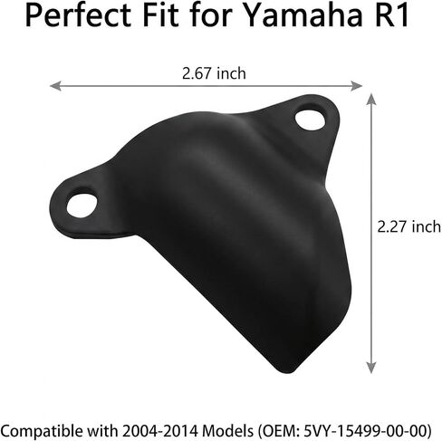 Clutch Cover Guard Protector for Yamaha YZF-R1 2004-2014 Aluminum Engine Case Shield - Easy Install Replacement for 5VY-15499-00-00 in Kuwait