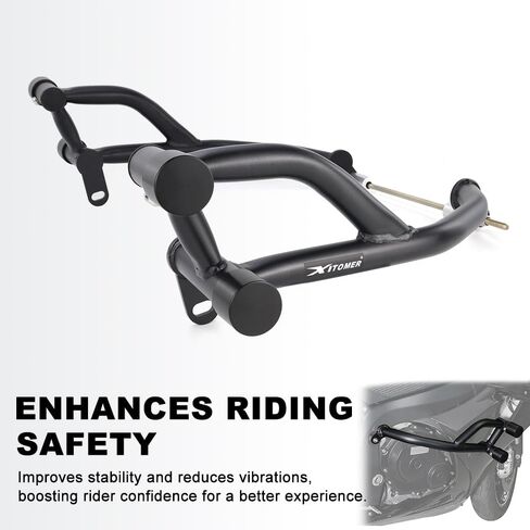 Xitomer Crash Cage Engine Guard متوافق مع GSX-R600 / GSX-R750 2011-2025، قضيب تحطم فولاذي للدراجات النارية حيلة سباق السكك الحديدية حماية إطار شريط الطريق السريع in Kuwait