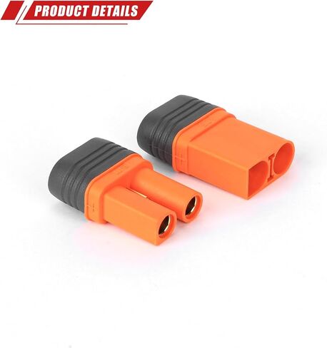 RCAWD Spektrum Connector IC5 ذكر وIC5 أنثى بديل للبطارية الذكية SPMXCA502 in Kuwait