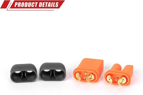RCAWD Spektrum Connector IC5 ذكر وIC5 أنثى بديل للبطارية الذكية SPMXCA502 in Kuwait