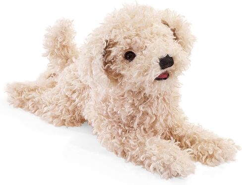 Folkmanis White Poodle Puppy Hand Puppet in Kuwait