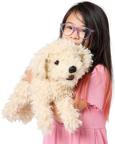 Folkmanis White Poodle Puppy Hand Puppet in Kuwait