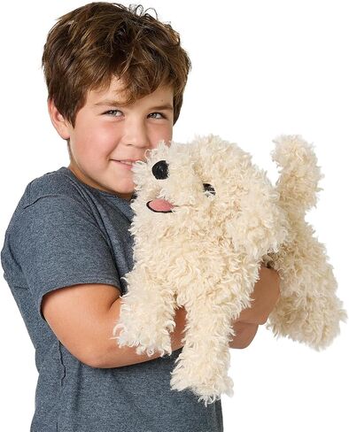 Folkmanis White Poodle Puppy Hand Puppet in Kuwait