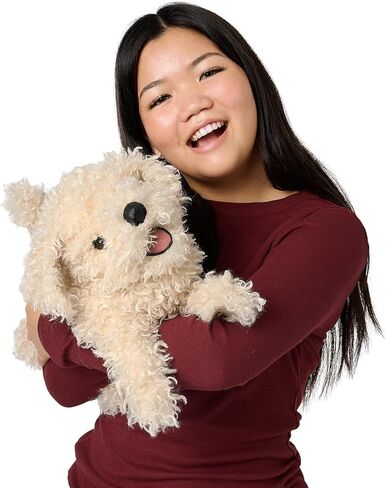 Folkmanis White Poodle Puppy Hand Puppet in Kuwait