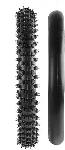 70/100-19 Front Tire and Tube Set 2.50-19 2.75-19 for Dirt Pit Bike Motocross Off-Road Enduro Trail Bike TTR125 CRF150F DRZ125 XR100 KX100 CR85R DR125 19 Inch Front Wheel Replacement in Kuwait