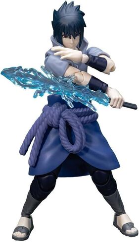 BLOKEES Naruto Shippuden Sasuke Uchiha Champion Class CC04 Model Kit, 80 Pieces, with Chidori Sword, Ages 14+ in Kuwait