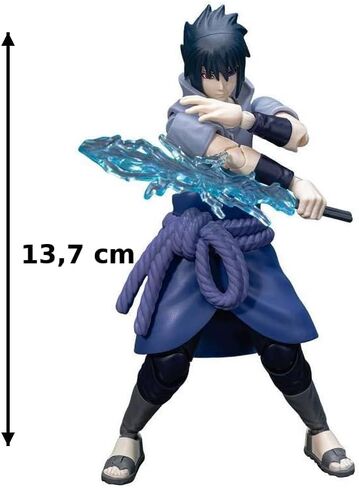 BLOKEES Naruto Shippuden Sasuke Uchiha Champion Class CC04 Model Kit, 80 Pieces, with Chidori Sword, Ages 14+ in Kuwait