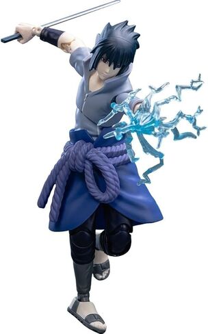 BLOKEES Naruto Shippuden Sasuke Uchiha Champion Class CC04 Model Kit, 80 Pieces, with Chidori Sword, Ages 14+ in Kuwait