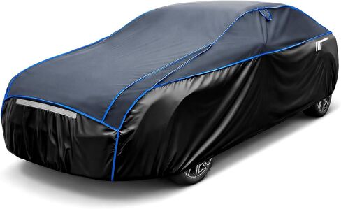 JOYTUTUS Hail Protector Car Cover for SUV (192-201 inch), Thick EVA Padded Anti-Hail Cover, Waterproof All Weather Hail Protection Car Cover in Saudi Arabia