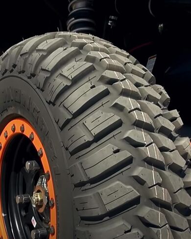 Set of 4 GBC Mongrel ATV/UTV All-Terrain 27X9-14 Front & 27X11-14 Rear, 10-Ply Rated Radial Construction in Kuwait