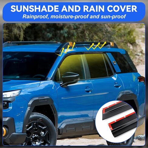 Tape-On Window Visors Rain Guards for 2026 Subaru Outback, Window Deflectors, Reduce Wind Noise & UV Protectionr for 2026 Outback Accessories (4 Pcs) in Kuwait