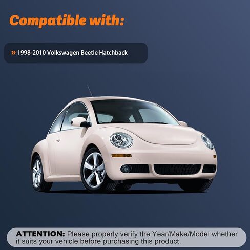 ضوء إيقاف الفرامل الثالث ذو التركيب العالي في المنتصف متوافق مع 1998-2010 Volkswagen Beetle Hatchback يستبدل 1C0945097E 923-255 in Kuwait