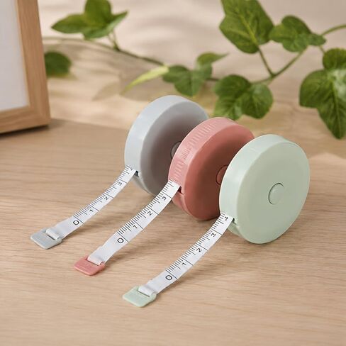 Soft Tape Measure 1 Pack, Retractable Cloth Ruler for Body Sewing, Dual Sided Metric and Imperial Scale, Flexible Measuring Tool in Saudi Arabia