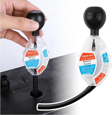 Car Battery Hydrometer Tester,Professional Car Battery Acid Tester for 6V 12V 24V,Durable Deep Cycle Cars Batteries Testers with Clear Color-Coded Scale for SUV,Golf Cart in Kuwait