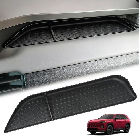 حصيرة تنظيم تخزين الركاب لعام 2026 Toyota RAV4 ملحقات وحدة التحكم المركزية صندوق القفازات علبة تنظيم سيليكون مضادة للخدش وسادة حماية الركاب (أسود) in Kuwait
