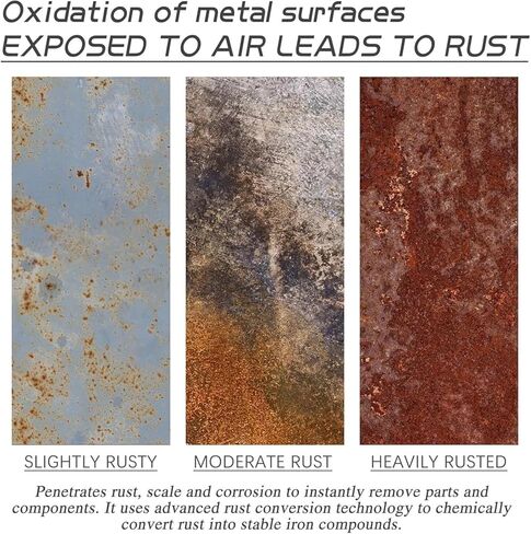 3 Pcs Nexa Rust Remover Spray, 2026 Upgrade Rust Remover for Metal, Car Scratch Remover, Iron Stain Cleaner for Multiple Surfaces,for Heavy Duty Rust Dissolver for Metal, Tools, Cars, Chains in Kuwait