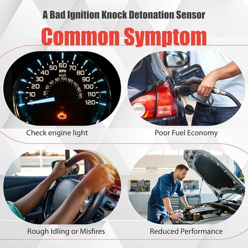 Ignition Knock Detonation Sensor Compatible with 240SX Altima D21 Frontier G20 I30 J30 Maxima Pathfinder Pickup Q45 QX4 Xterra 22060-30P00 24079-31U01 in Kuwait