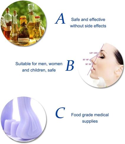 Nose Up Lifting Clip,Nose Shaper Slimmer Noses Bridge Corrector with Soft Silicone,Silicone Noses Bridge Slimming Clips for Non Surgical Reshaping 20-30 Minutes Daily (Violet) in Kuwait