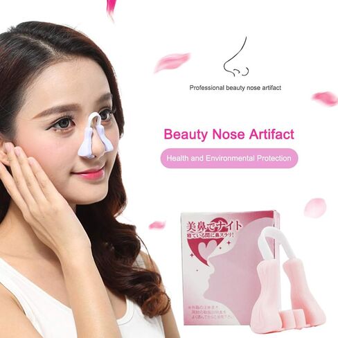 Nose Up Lifting Clip,Nose Shaper Slimmer Noses Bridge Corrector with Soft Silicone,Silicone Noses Bridge Slimming Clips for Non Surgical Reshaping 20-30 Minutes Daily (Violet) in Kuwait