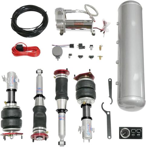 Topair Air Struts Air Bag Suspension W/Vital Management Compatible with 06-12 Gs300 / 06-12 Gs350 / 06-12 Gs430 / 06-13 is250 / 06-13 is350 / 06-13 isf (Rwd) in Kuwait