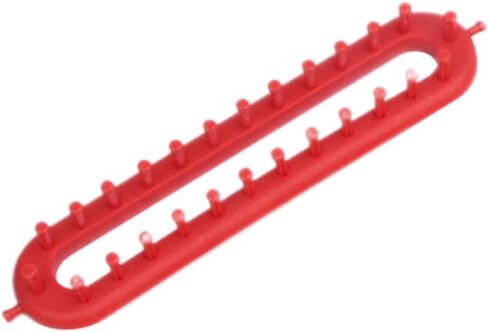Rectangle Knitting Loom Set, Plastic Weaving Looms, Needles Weaving Tool with Crochet Hook and Weavings Needles，DIY Crocheting Handmade Craft Kit for Scarf Sweater Shawl Blankets (Size:26cm) in Kuwait