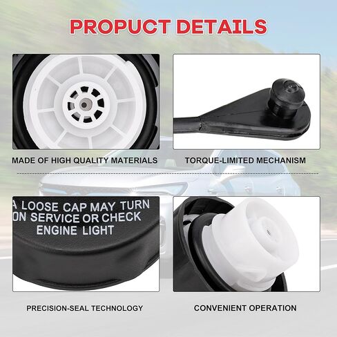غطاء حشو الوقود 68484447AA متوافق مع Jeep Wrangler JL 2018-2022، Jeep Gladiator 2020-2022، Dodge Challenger 2020-2022، رقم القطعة 68484447AB، غطاء الوقود بغطاء الغاز in Kuwait