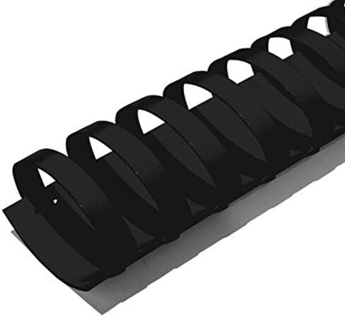 45mm (1-3/4 in.) Comb Binding Spines | 11 in. Length for Letter Size or Smaller Projects | Standard 19-Ring Rectangular Holes | White | 375 Sheet Binding Capacity | 50 Pack in Kuwait