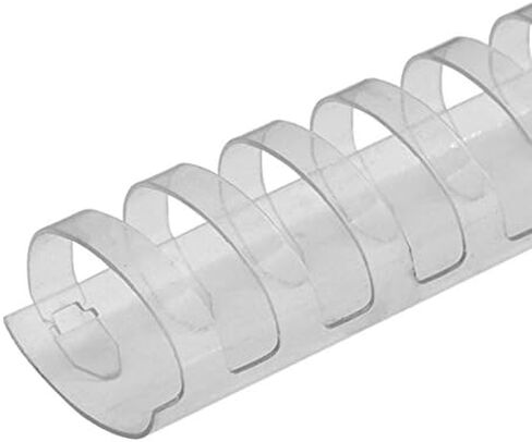 45mm (1-3/4 in.) Comb Binding Spines | 11 in. Length for Letter Size or Smaller Projects | Standard 19-Ring Rectangular Holes | White | 375 Sheet Binding Capacity | 50 Pack in Saudi Arabia