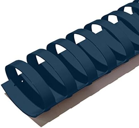 45mm (1-3/4 in.) Comb Binding Spines | 11 in. Length for Letter Size or Smaller Projects | Standard 19-Ring Rectangular Holes | White | 375 Sheet Binding Capacity | 50 Pack in Saudi Arabia