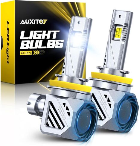AUXITO H4 9003 Bulbs, 900% Brighter HB2 Light Bulbs, Plug N Play, Long Lifespan, No Flicker, 99% Compatibility, 2PCS in Kuwait
