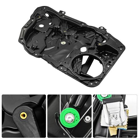 Front Door Window Regulator Assembly Without Motor Compatible with Porsche Cayenne 958 2011-2018 3.0L 3.6L 4.8L Power Window Actuator Left Driver Side 95854246101 in Kuwait