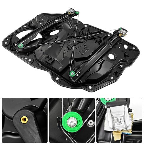 Front Door Window Regulator Assembly Without Motor Compatible with Porsche Cayenne 958 2011-2018 3.0L 3.6L 4.8L Power Window Actuator Left Driver Side 95854246101 in Kuwait