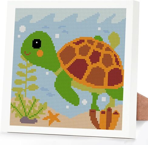 Gnome Stamped Cross Stitch Kits for Adults Beginner, Flowers bee Counted Cross Stitch Kits Printed Stitching Cute Patterns Dimensions Needlepoint Art Crafts Embroidery Kits for Adults in Kuwait