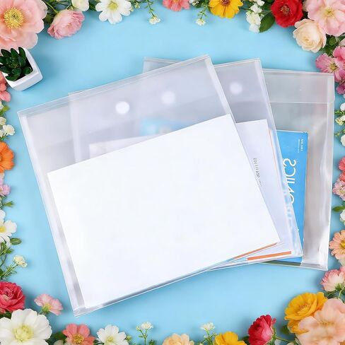 36pcs 12 x 12 Scrapbook Paper Storage,Top Loading Plastic Scrapbook Paper Organizer,Clear Craft Paper Storage Organization for Holding Scrapbook Paper Photos Vinyl Sheets Files in Kuwait